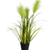 Depot Herbe De Pampa De Plante Artificielle Dans Un Pot