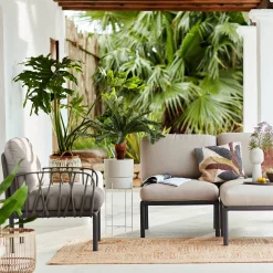 Depot Housse De Coussin Abstract Leaves Discount