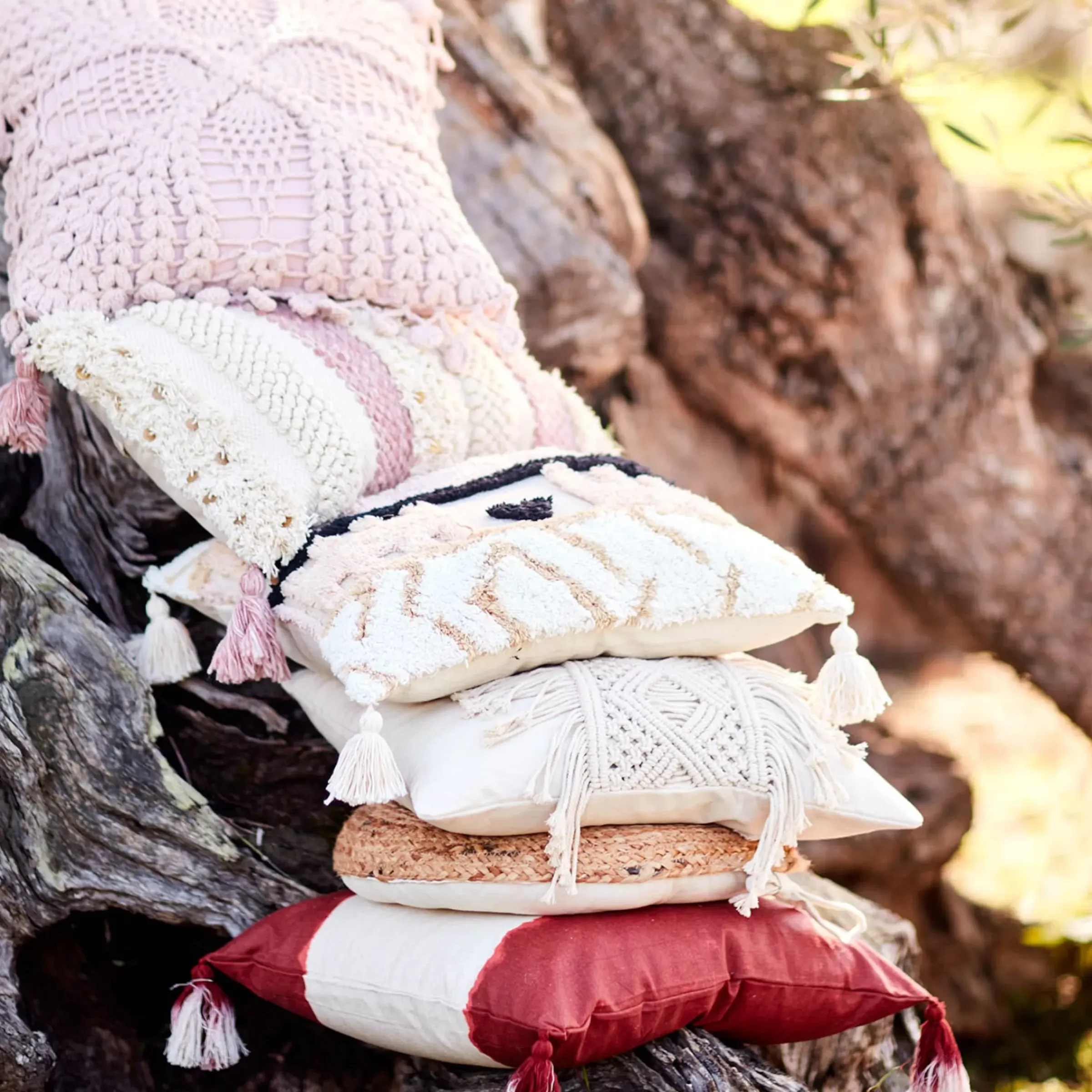 Depot Housse De Coussin En Tricot Flower