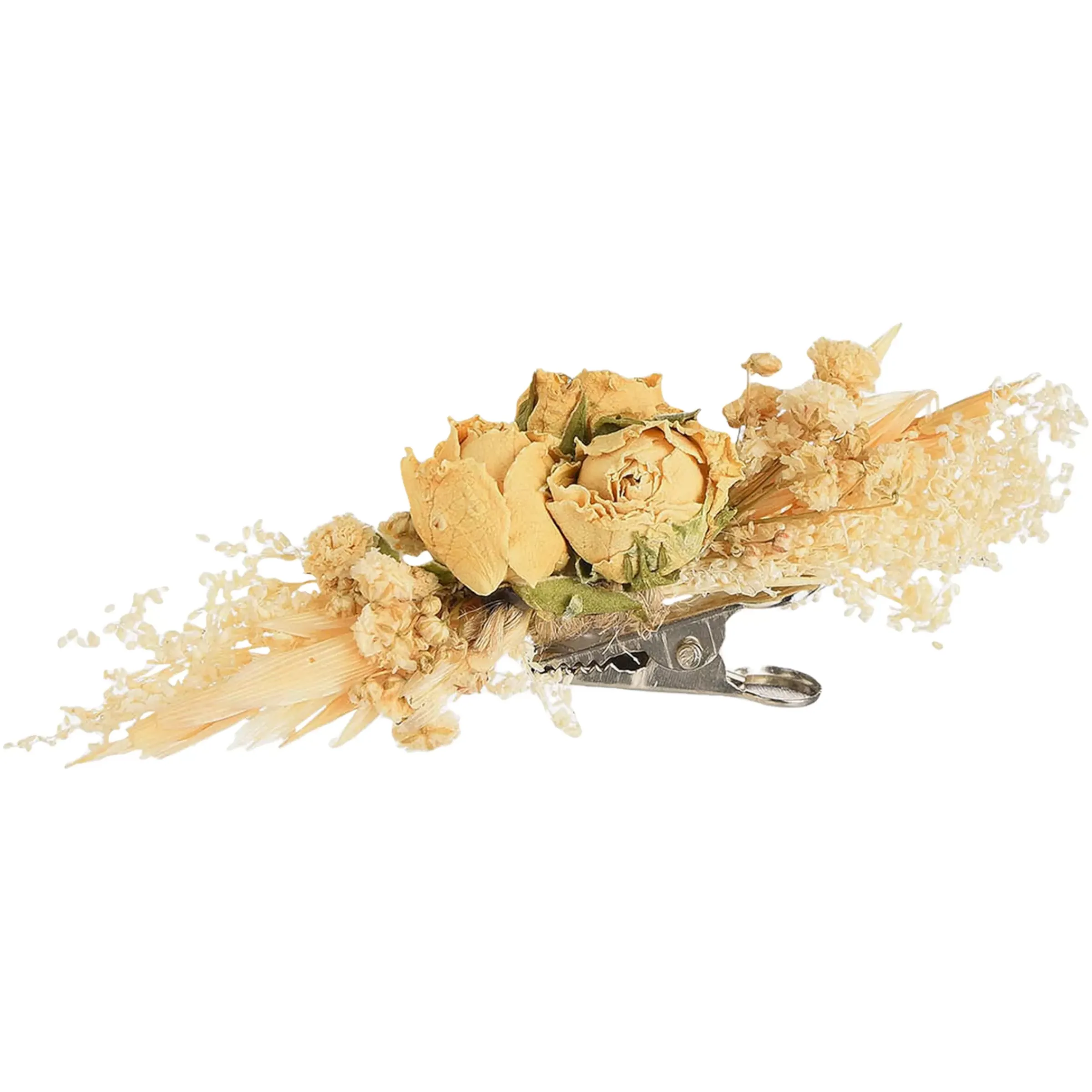 Depot Mini-Bouquet De Fleurs Sechees Sur Clip
