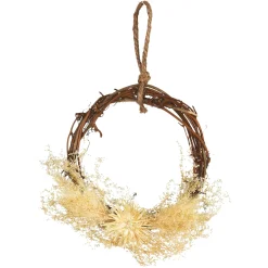 Depot Mini-Couronne De Fleurs Sechees Boho