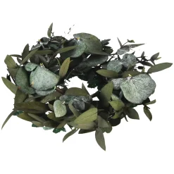 Depot Mini-Couronne De Fleurs Sechees Greenery