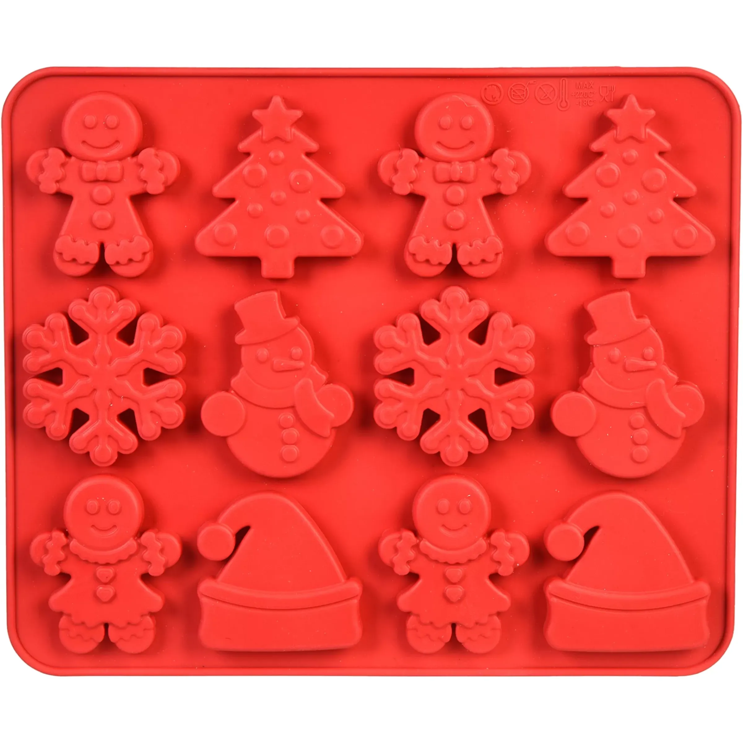 Depot Moule A Gateaux En Silicone Xmas Chocolate