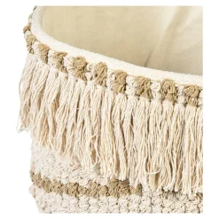 Depot Panier De Rangement Boho Fringes Store