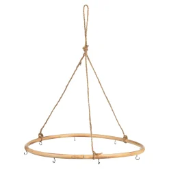 Depot Pendentif Décoratif Anneau En Bambou Avec Crochet Cheap