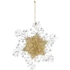 Depot Pendentif Deco Flocon De Neige