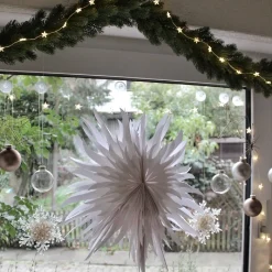 Depot Pendentif En Papier Décoratif Flocon De Neige Clearance