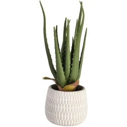 Depot Plante Artificielle Aloe En Pot