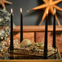 Depot Plateau Décoratif De Noël Silver Glam