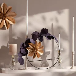 Depot Porte-Bougies A Tige Dry Flower