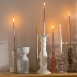 Depot Porte-Bougies A Tige Dry Flower