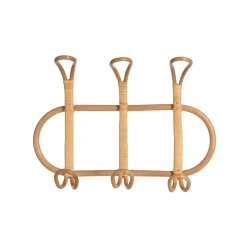 Depot Portemanteau Mural En Rotin Flora Discount