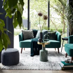 Depot Pouf En Velours Agnes Avec Espace De Rangement Fashion