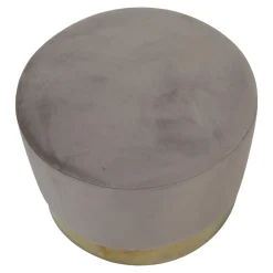 Depot Pouf En Velours Marla Cheap