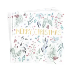 Depot Serviettes Christmas Aquarelle