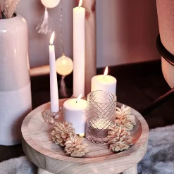 Depot Set De Bougies Pointues Avent Avec Autocollants Pour Bougies