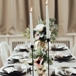 Depot Set De Bougies Pointues Avent Avec Autocollants Pour Bougies