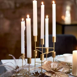 Depot Set De Bougies Pointues Avent Avec Autocollants Pour Bougies