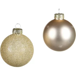 Depot Set De Boules De Noël En Verre Glam Mix