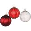Depot Set De Boules De Noël En Verre Rainure
