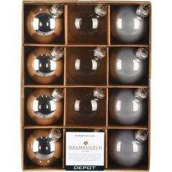 Depot Set De Boules De Noël En Verre