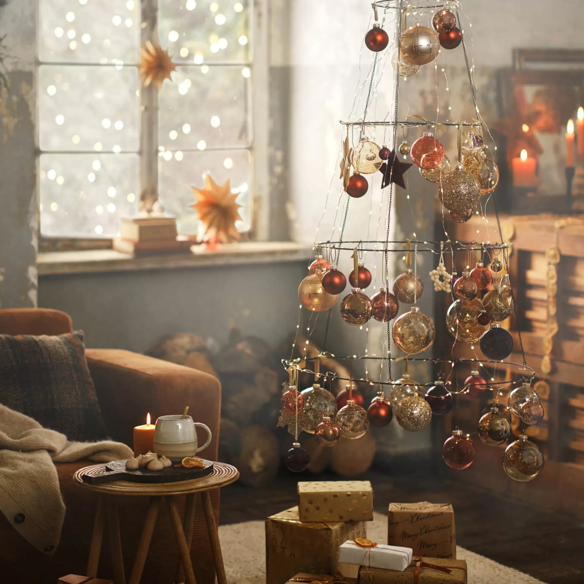 Depot Set De Boules De Noël En Verre