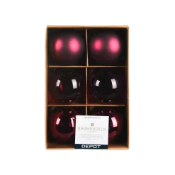 Depot Set De Boules De Noël En Verre