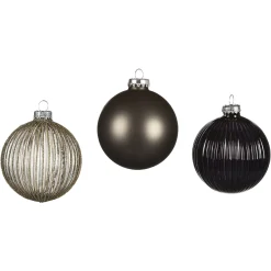 Depot Set De Boules De Noël En Verre Rainure