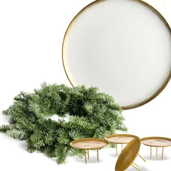 Depot Set De Couronne De L'Avent Décorative Classic Christmas