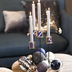 Depot Set De Couronne De L'Avent Décorative Winter Foliage