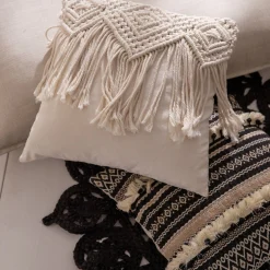 Depot Set De Coussins En Jute Et Macrame Best