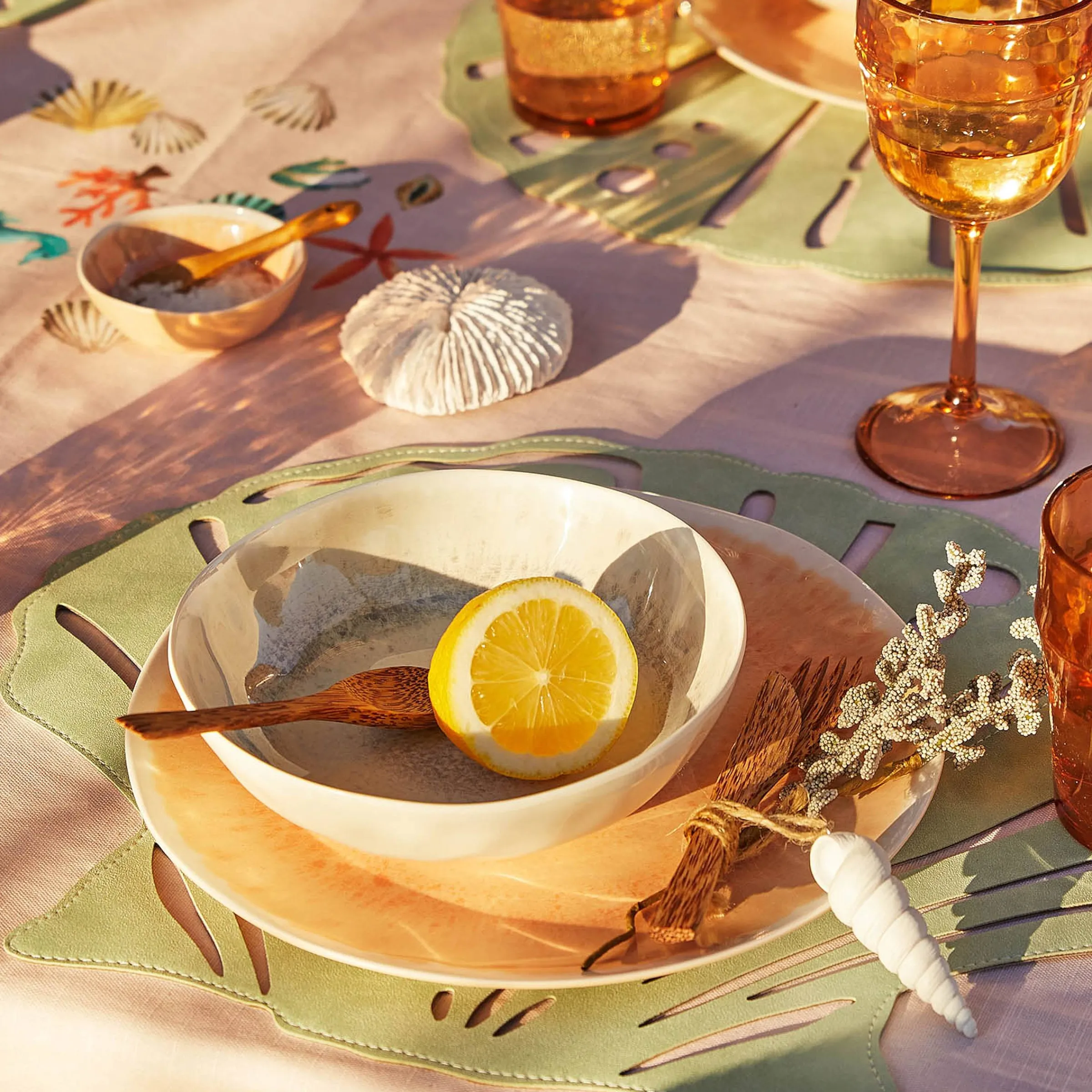 Depot Set De Couverts En Noix De Coco Flash Sale