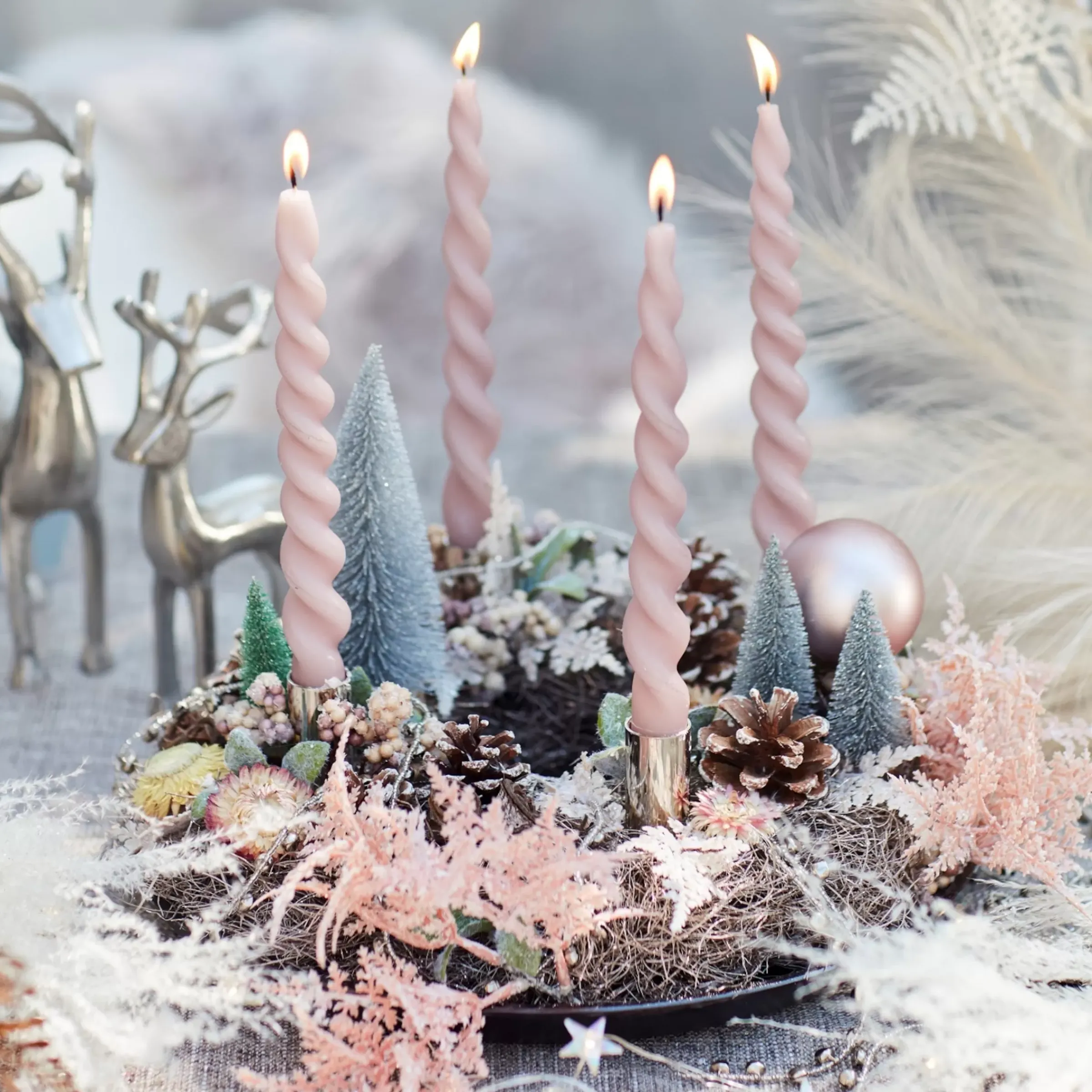 Depot Set De Décoration Couronne De L'Avent Classic