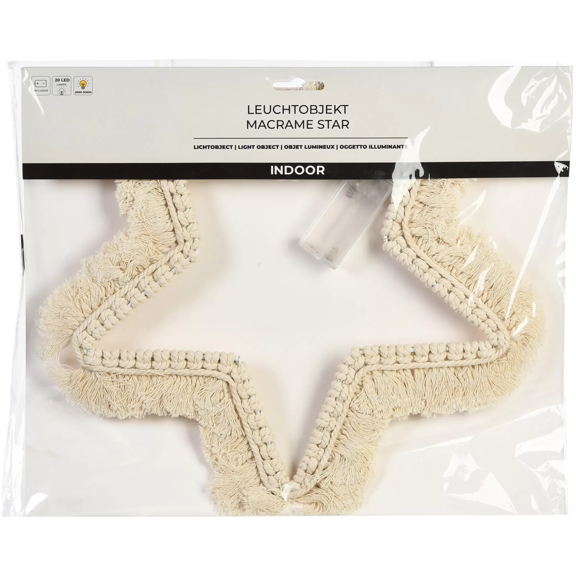 Depot Set De Décoration Glam Star Avec Objet Lumineux