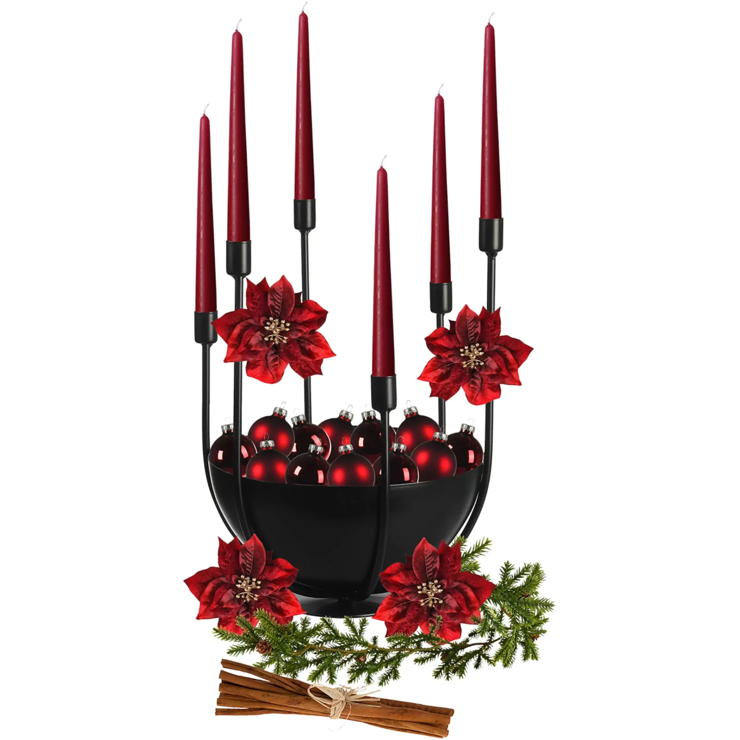 Depot Set De Décoration Porte-Bougies De Noël Traditionnel