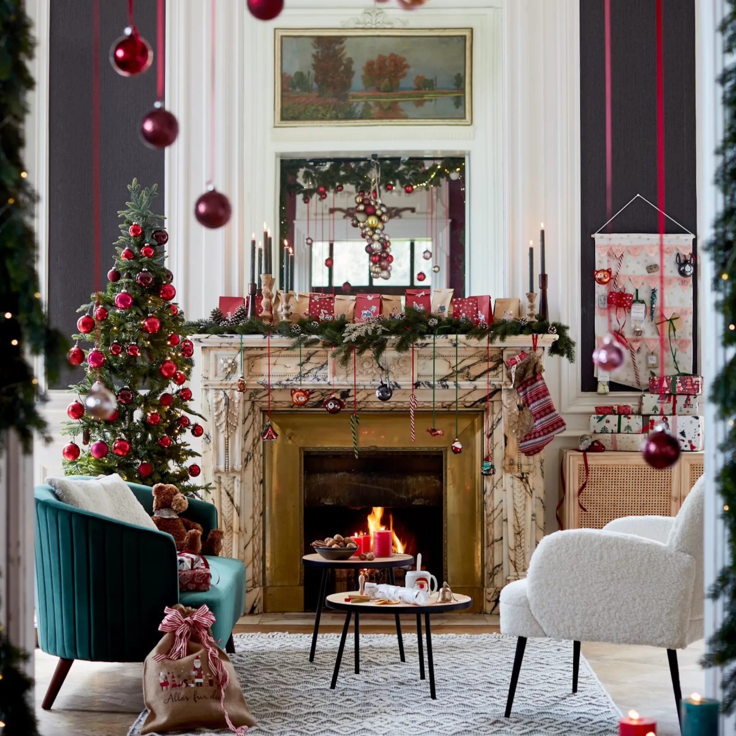 Depot Set De Décoration Porte-Bougies De Noël Traditionnel