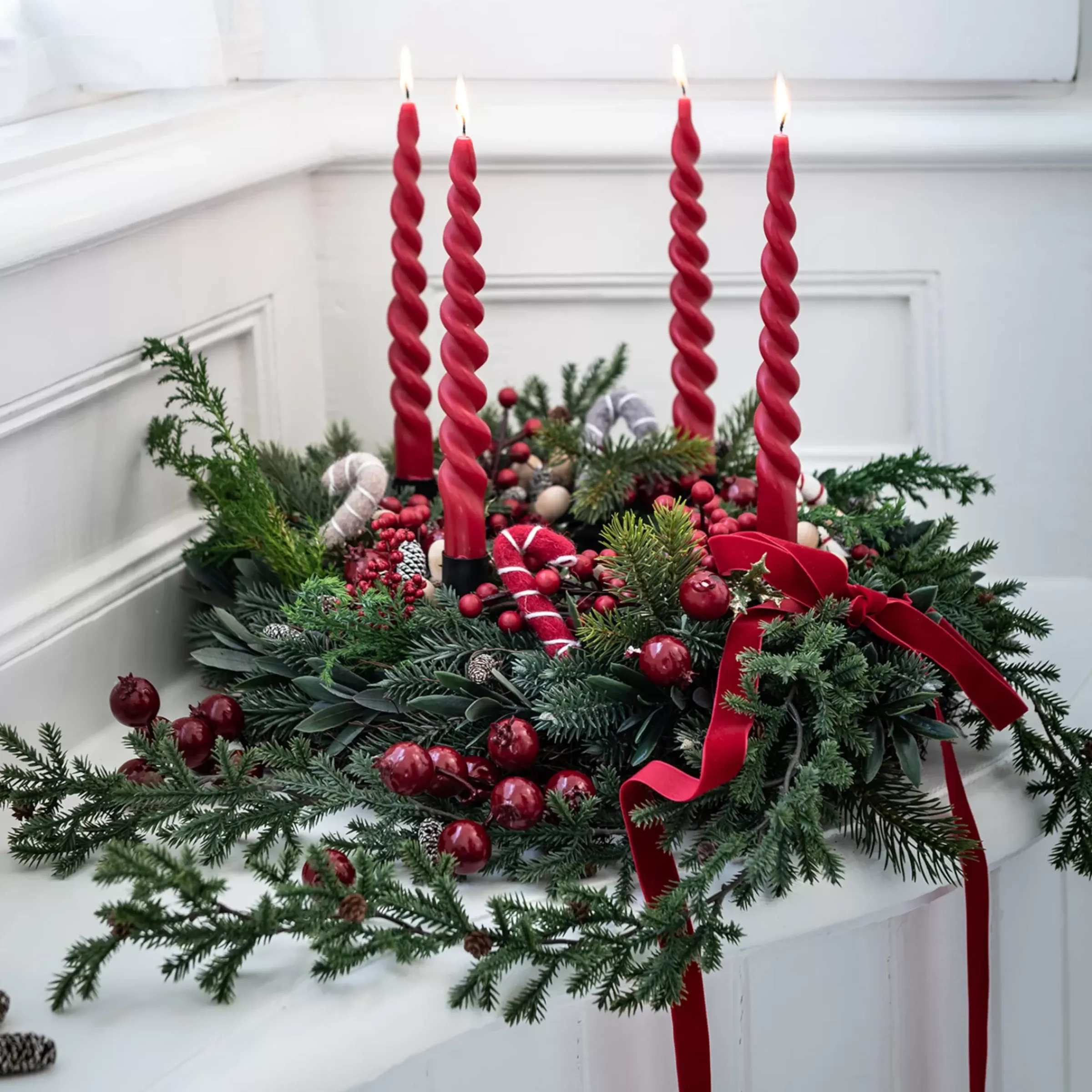 Depot Set De Décoration Porte-Bougies De Noël Rainure