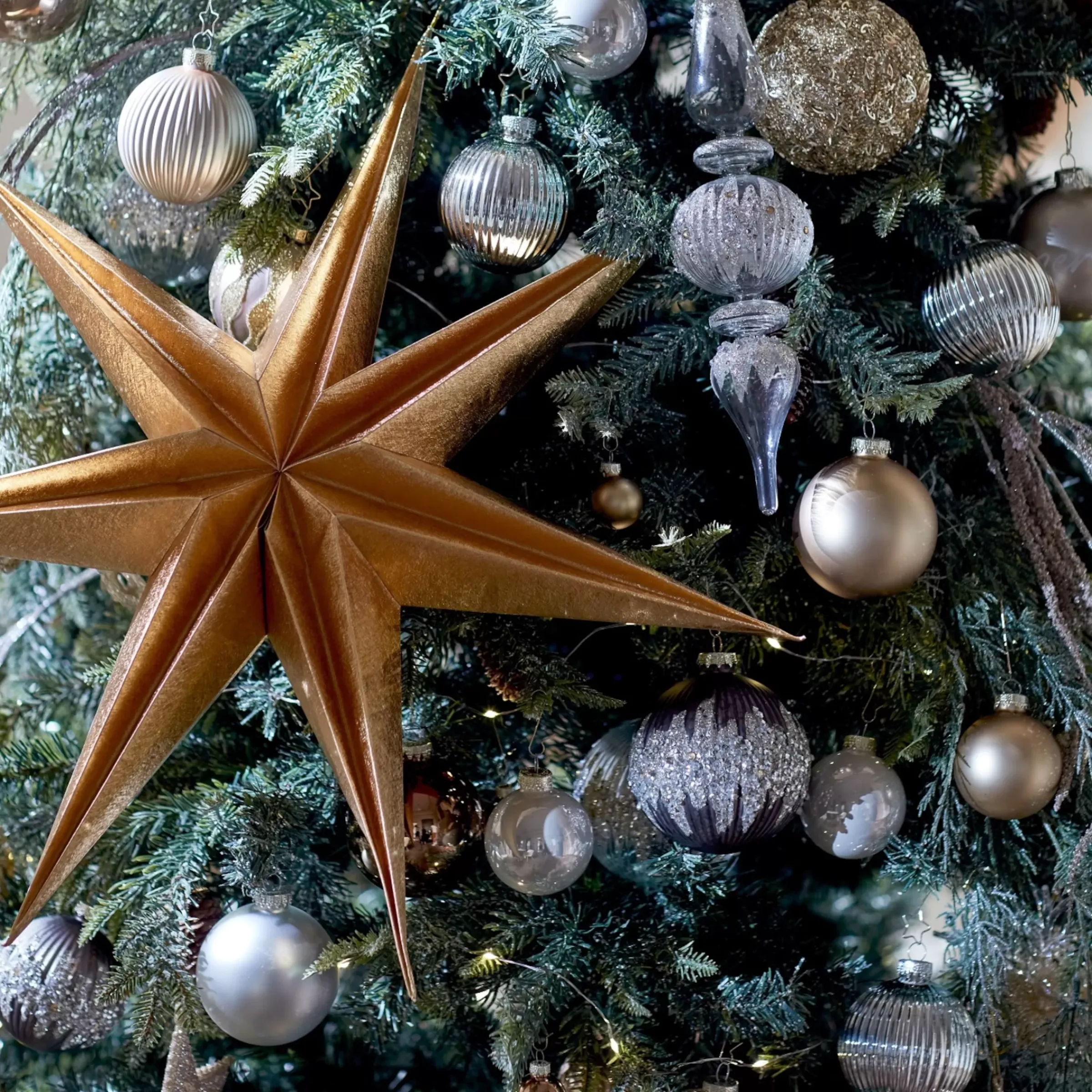 Depot Set De Décoration Porte-Bougies De Noël Glam