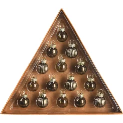 Depot Set De Mini-Boules De Noël En Verre