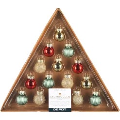 Depot Set De Mini-Boules De Noël En Verre