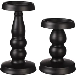 Depot Set De Porte-Bougies Svart