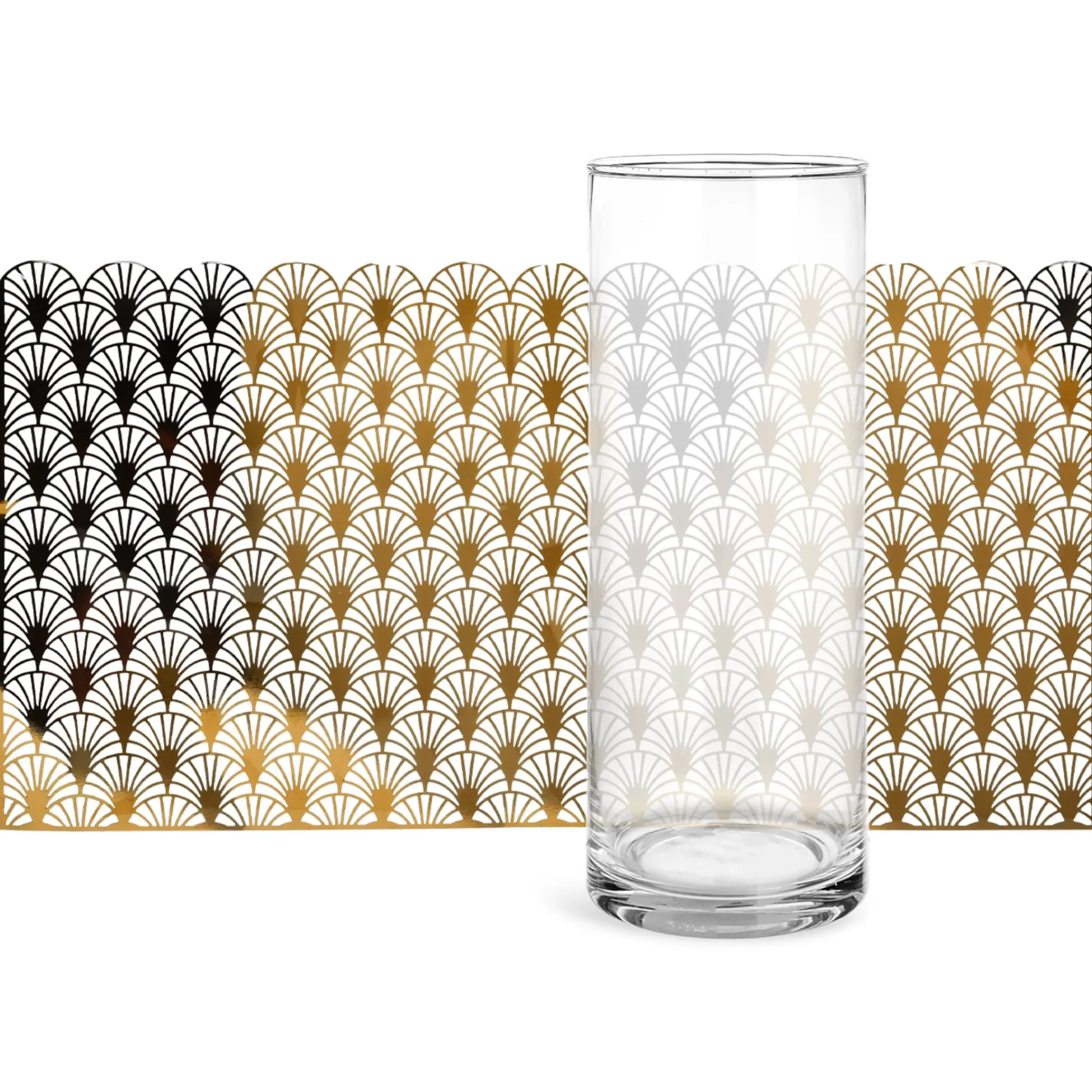 Depot Set De Verres A Bougie Chauffe-Plat Artdeco