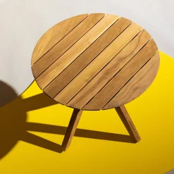 Depot Table D'Appoint D'Exterieur Mila En Teck Cheap