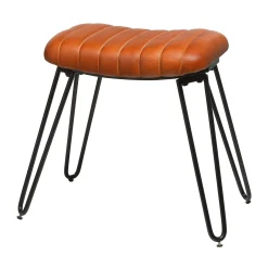 Depot Tabouret En Cuir Vitus Outlet