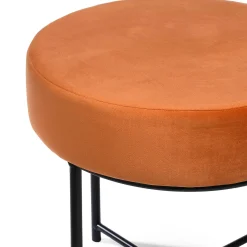 Depot Tabouret En Velours Ole Discount