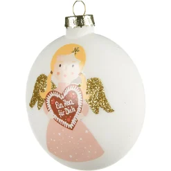 Depot Taler Engel Glas Ca.D8Cm