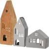 Depot Teelichthalter-Set Haus