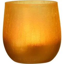 Depot Verre A Bougie A Chauffe-Plat Cracked Matt